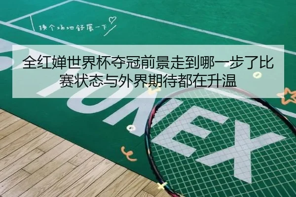 全红婵世界杯夺冠前景走到哪一步了比赛状态与外界期待都在升温